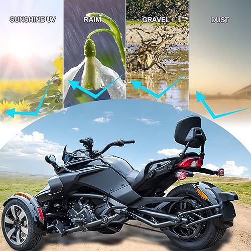 Hutexico Front Axle Covers Nuts for Can Am Spyder Tricycle Accessories, Aluminum Front Wheel Axle Caps for 2018-Up Can-Am Spyders GS/RS, RT, ST, F3 All Models - Image 5