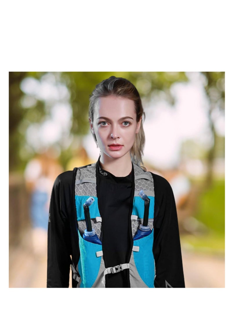 Generic - Running Hydration Vest, Lightweight Marathon Running Vest, with Multiple Pockets Adjustable Running Backpack Vest Reflective Strip, for Cycling Climbing Hiking Hydration Backpacks Running - Image 1