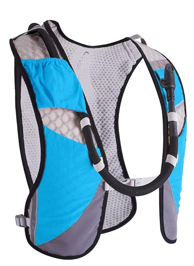 Generic - Running Hydration Vest, Lightweight Marathon Running Vest, with Multiple Pockets Adjustable Running Backpack Vest Reflective Strip, for Cycling Climbing Hiking Hydration Backpacks Running - Image 1