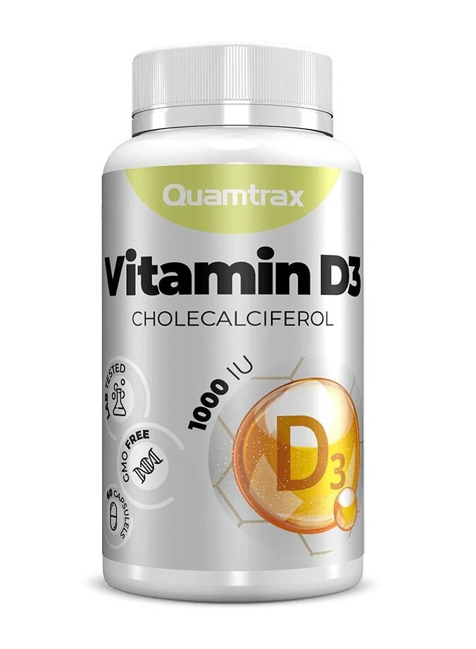 Quamtrax, Vitamin D3, 60 Caps, 60 Servings