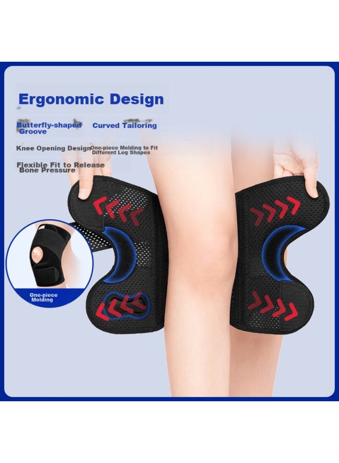 Dishu Meniscus Injury Knee Brace, Warm Arthritis, Summer Knee Effusion, Sports Running Hiking Knee Protector For Men And Wome - Image 4