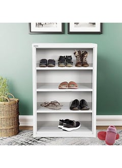 RIGID Steel Shoe rack without Door White 90x60x40cm  - Image 1