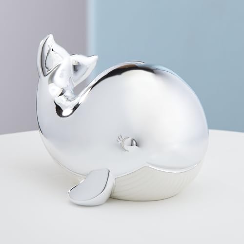 Reed & Barton Mystic Sea Whale Bank, 1.25 LB, Metallic - Image 3