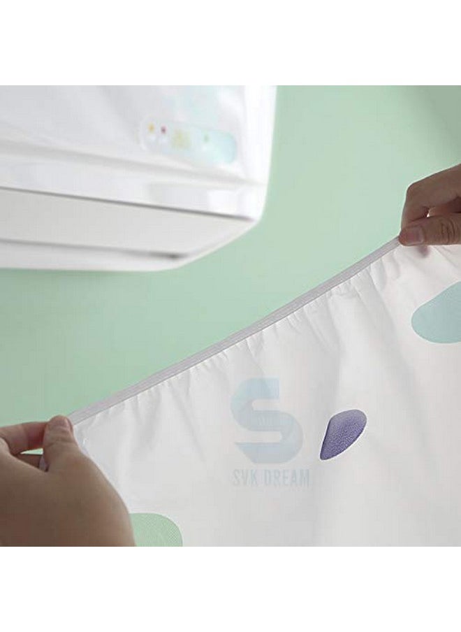 svk dream SVK Dream Air Conditioning Dust Cover Waterproof Folding Ac Cover for 1.5 Tone Spilt Ac (size 110 * 33 * 31 cm Assorted Color & Design)  - Image 4