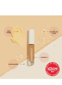 Honest Honest Beauty Fresh Flex Concealer with Niacinamide + Vitamin E + Hyaluronic Acid | Vegan + Cruelty free | Cream, 0.17 fl oz  - Image 2