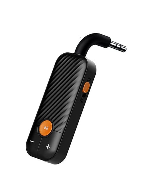 Bluetooth 5.2 Transmitter and Receiver 2 in 1 Wireless 3.5mm Bluetooth Adapter, Aux Bluetooth Audio Car Adapter Compatible with TV Car Home Stereo System Headphones
