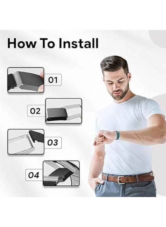 Nylon SuperKnit Band Strap Compatible with WHOOP 5.0 (One,Peak), Ultra-Soft, Adjustable Fitness Strap, Breathable & Stylish Design - Image 4