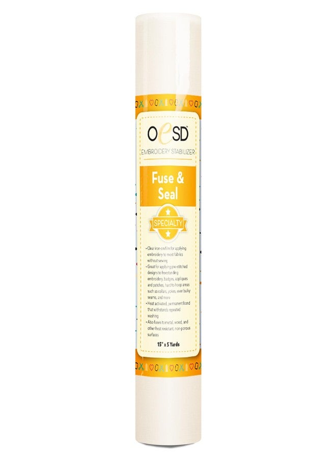 OESD Fuse and Seal Embroidery Backing 15" x 5 Yd Roll - Image 1