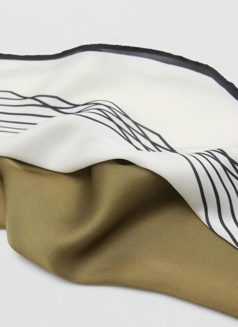 مانجو طقم وشاحين مدمجين