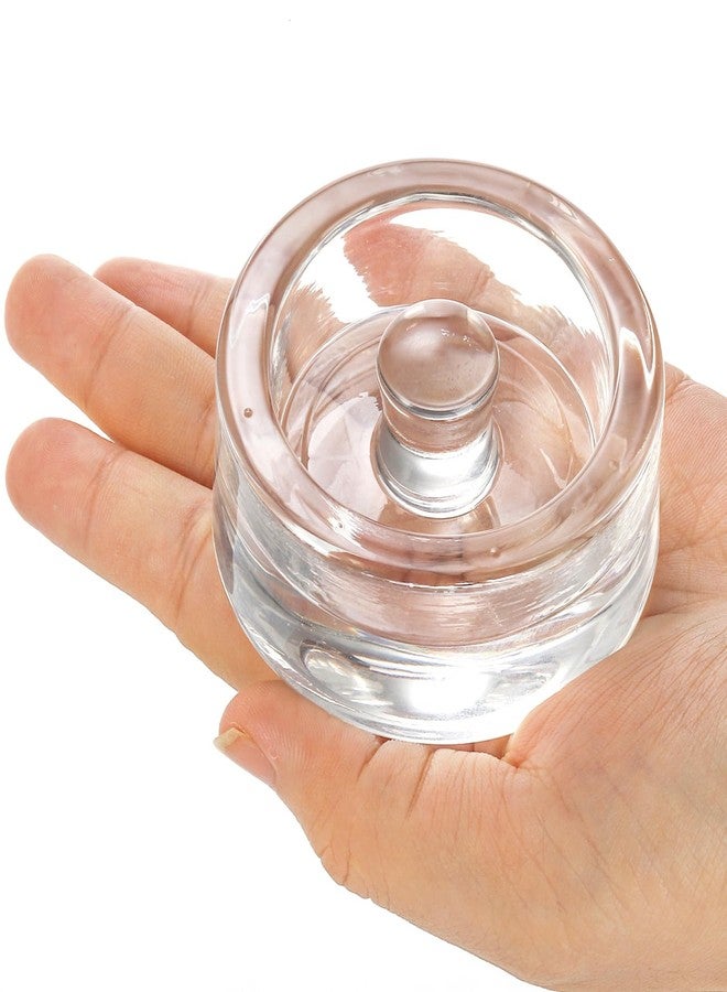 TOPZEA 9 Pack Fermentation Glass Weight with Easy Grip Handle, for Wide Mouth Mason Jars, Heavy Fermenting Lids, Pickling Canning Supplies Kit, Dishwasher Safe - Image 3