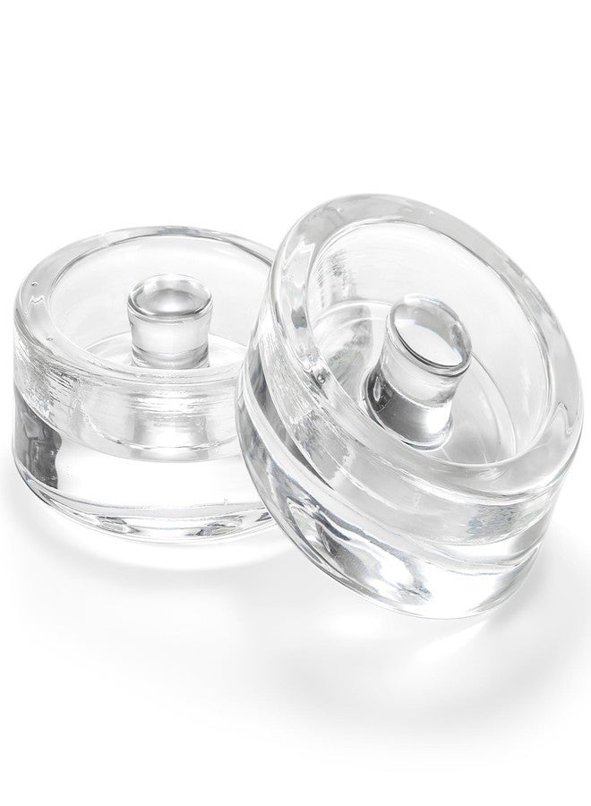TOPZEA 9 Pack Fermentation Glass Weight with Easy Grip Handle, for Wide Mouth Mason Jars, Heavy Fermenting Lids, Pickling Canning Supplies Kit, Dishwasher Safe - Image 5