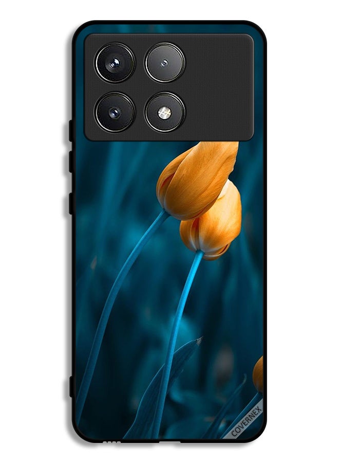 Covernex Xiaomi Redmi K70 Pro Protective Case Cover Two Cute Flowers - Image 1