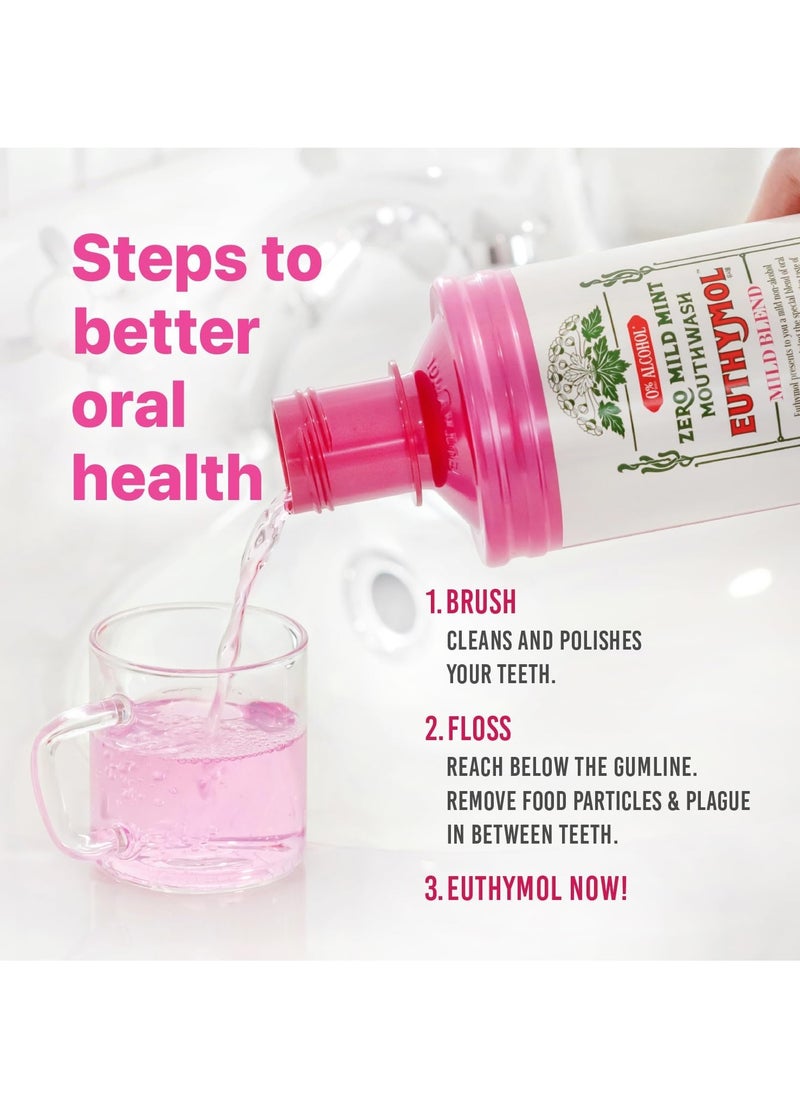 Euthymol Euthymol Original Mouthwash 500ml + Euthymol Icy Mint Mouthwash 500ml + Euthymol Mild Mint Mouthwash 500ml  - Image 5