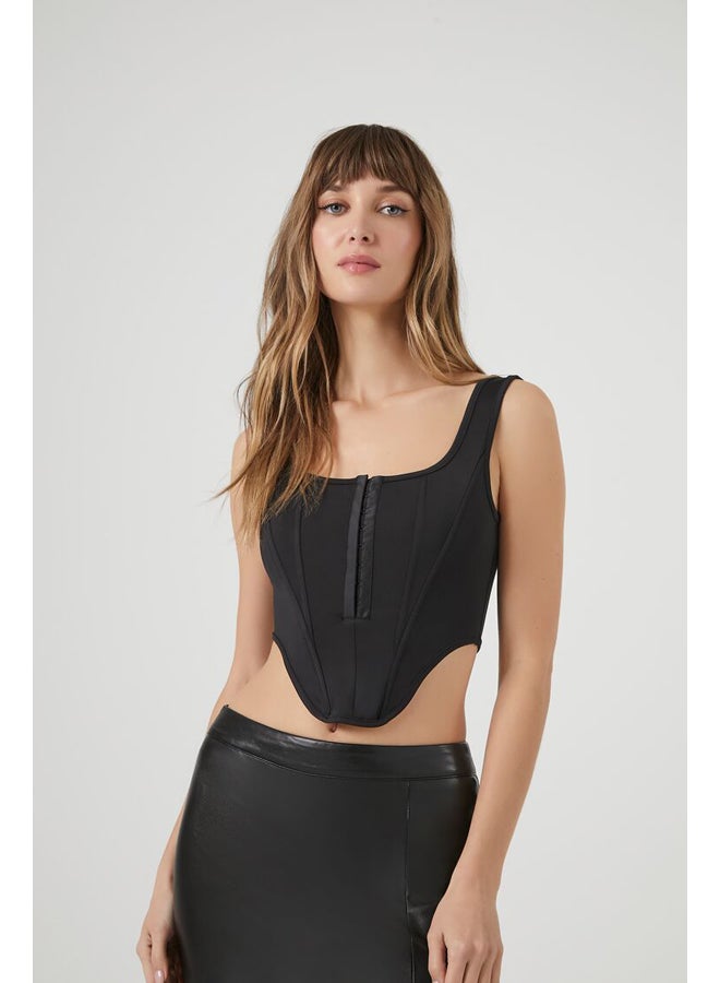 FOREVER 21 Corset Crop Top - Image 3