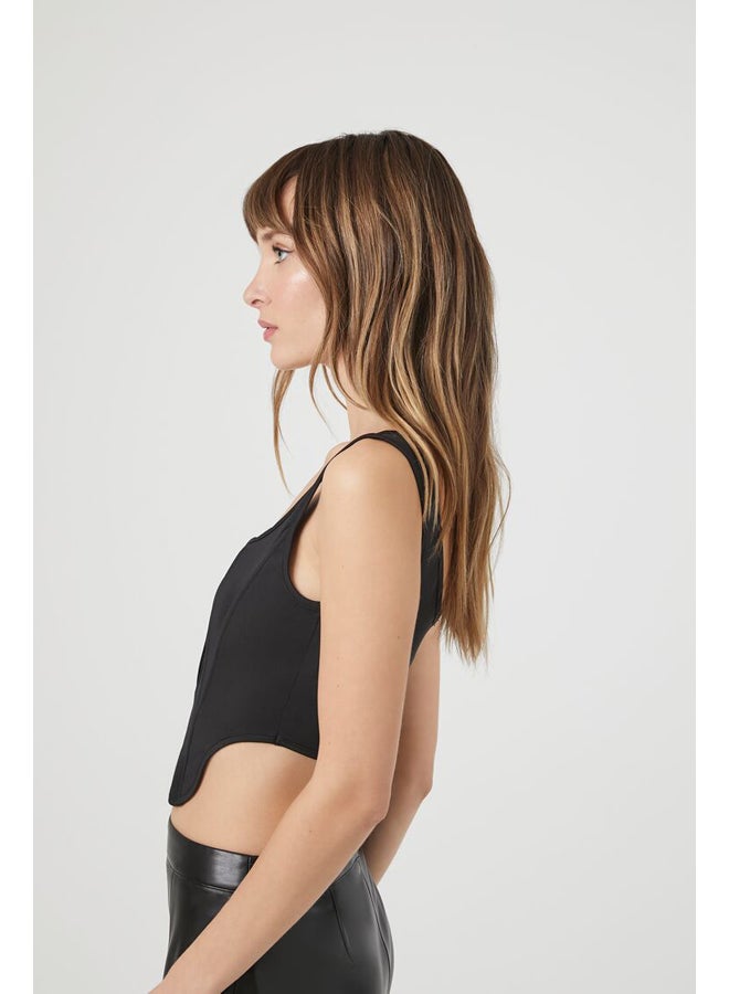 FOREVER 21 Corset Crop Top - Image 4