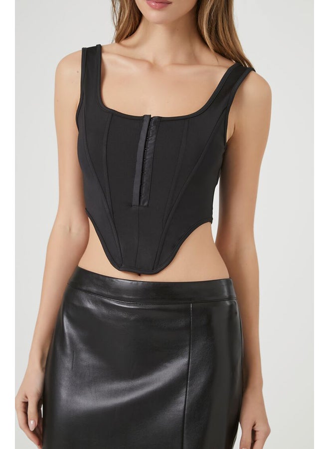 FOREVER 21 Corset Crop Top - Image 2