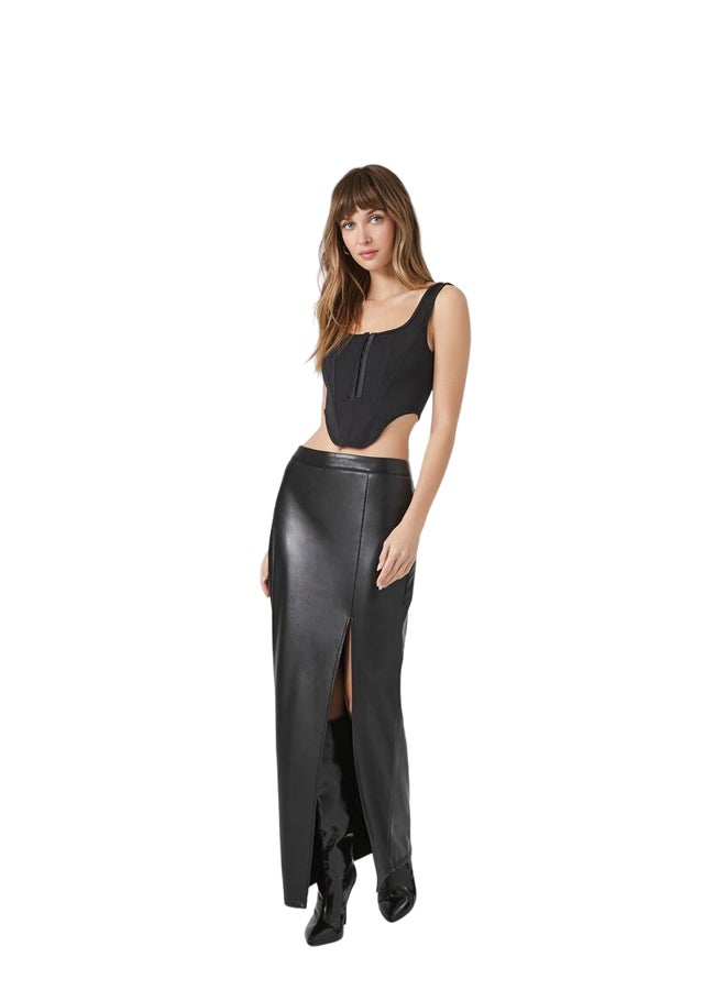 FOREVER 21 Corset Crop Top - Image 1