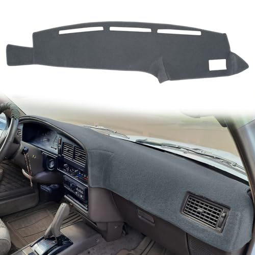 HanLanKa Dashboard Cover Dash Cover Mat Pad Custom Fit for Toyota 4Runner Pickup Truck 1989 1990 1991 1992 1993 1994 19958995 Dark Gray - Image 1