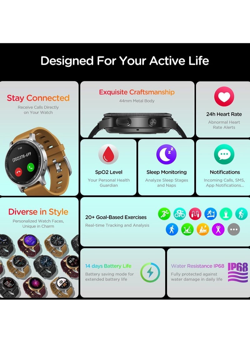 Zeblaze Zeblaze GTR 2 Smart Watch New IP68 Waterproof Fitness Monitor 230mAh Long Battery Life Smartwatch for Men Women  - Image 2