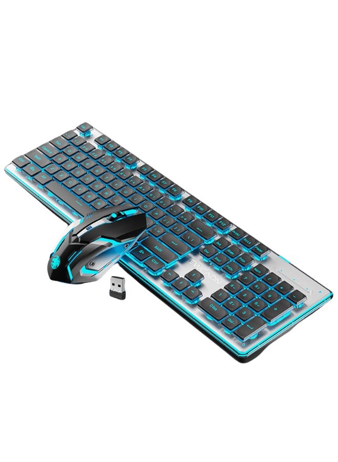 KUYING New Wireless Keyboard Mouse Office Esports Set 