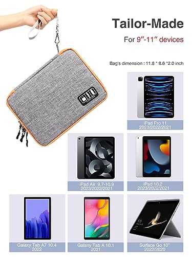 Luxtude Travel Cable Organizer Bag, Electronic Organizer Travel Case Large, Cord Organizers Bag, Tech Bag for Cable Storage/Cord Storage/iPad Pro(up to 11")/Wall Charger/Electronic Accessories - Image 5
