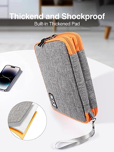 Luxtude Travel Cable Organizer Bag, Electronic Organizer Travel Case Large, Cord Organizers Bag, Tech Bag for Cable Storage/Cord Storage/iPad Pro(up to 11")/Wall Charger/Electronic Accessories - Image 4