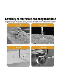Generic 48V Cordless Drill Set, Power Drill 59Pcs with 3/8 Inch Keyless Chuck, 18+1 Clutch Electric Drill with Work Light, Max torque 45Nm, 2-Variable Speed & 2 Batteries and Fast Charger  - Image 3