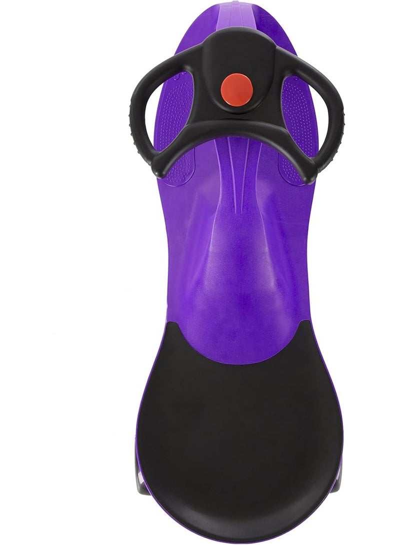 سيارة هزازة - لعبة ركوب للاطفال بعمر 3 سنوات فما فوق - العاب ركوب للاطفال بدون بطاريات او تروس او دواسات، فقط قم بلف وتذبذب وانطلق من هابي كيدو (بنفسجي) - Image 3