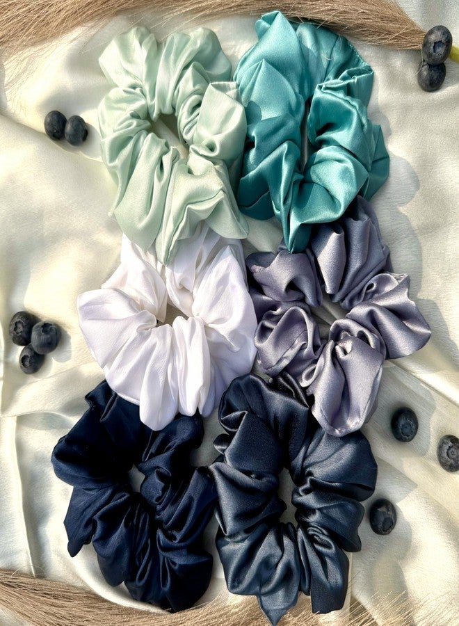 MASQ by Q-One Hair Accessories, Handmade Scrunchies stretchy/elastic/Chouchou/Hair Bands for Women, Girls with Elastic. - Image 1
