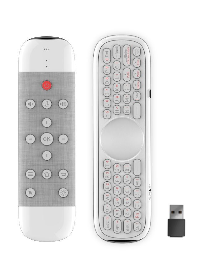 NIBEMINENT Q40 Air Mouse Voice Controlled Remote Control White  - Image 2