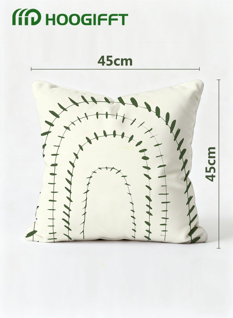 HOOGIFFT Pillow Covers Set of 4, Throw Pillow Cover, Modern style Cushion Covers 45cm x 45cm,For Living Room Sofa Couch Bed Pillowcases 18x18 inches（Double sided pattern） - Image 5