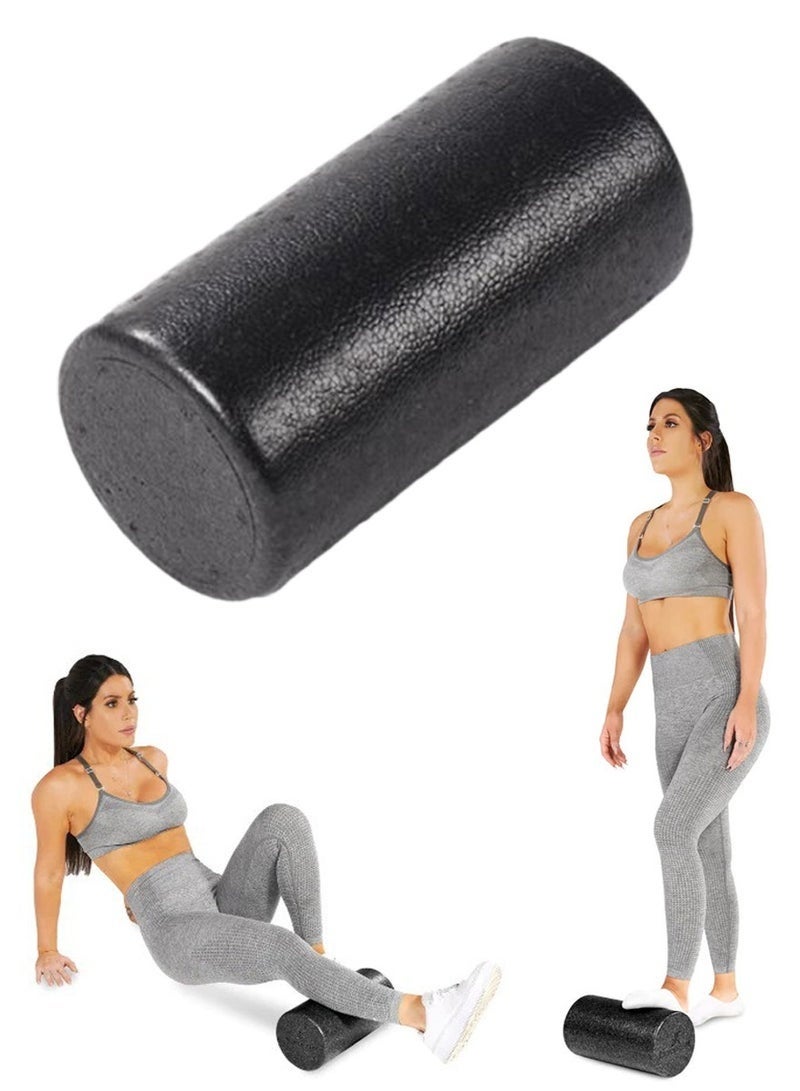 Bukela High Density Foam Roller for Back Pain Relief, Yoga, Exercise, Physical Therapy, Muscle Recovery and Deep Tissue Massage, For Pre and Post Workout Muscles Massage, Extra Firm Foam Yoga Roller Of 30 Cm - Image 1