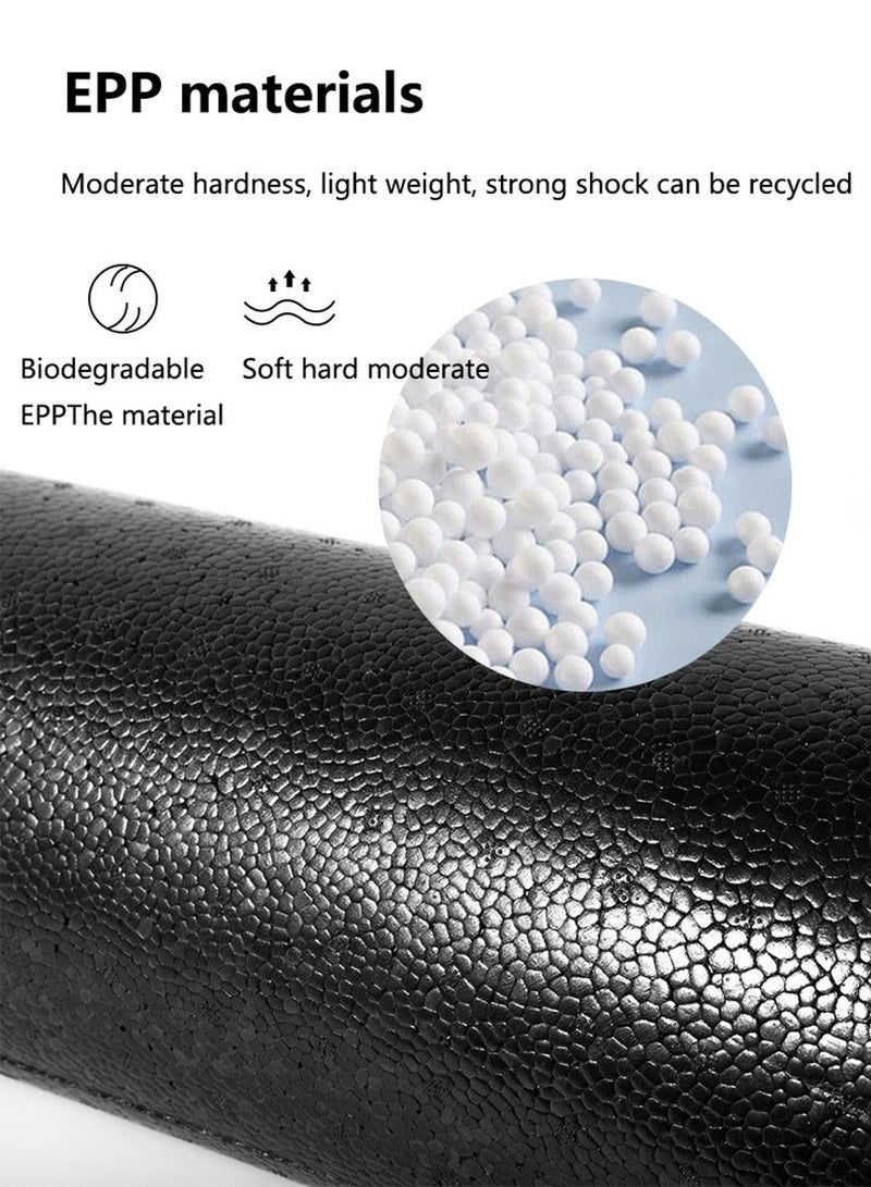 Bukela High Density Foam Roller for Back Pain Relief, Yoga, Exercise, Physical Therapy, Muscle Recovery and Deep Tissue Massage, For Pre and Post Workout Muscles Massage, Extra Firm Foam Yoga Roller Of 30 Cm - Image 5