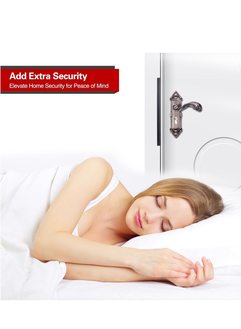 Door Latch Guard Plate, Outswing Door Security Protector, L-Shaped Door Latch Shield, Extra Security Door Locks Door Blocker, Steel Latch Guard Plate Cover (11") - Image 4