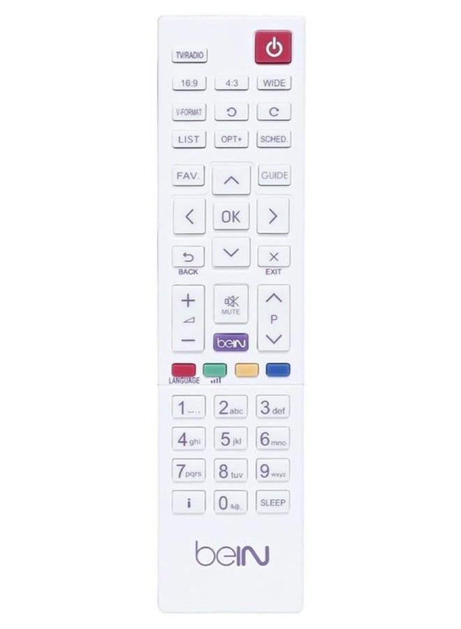 bein Sports Receiver TV Remote Control White/Purple