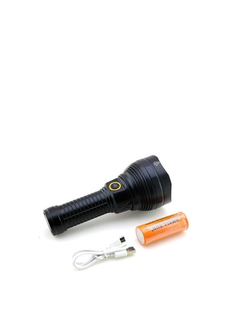 Small sun LED laser grade flashlight