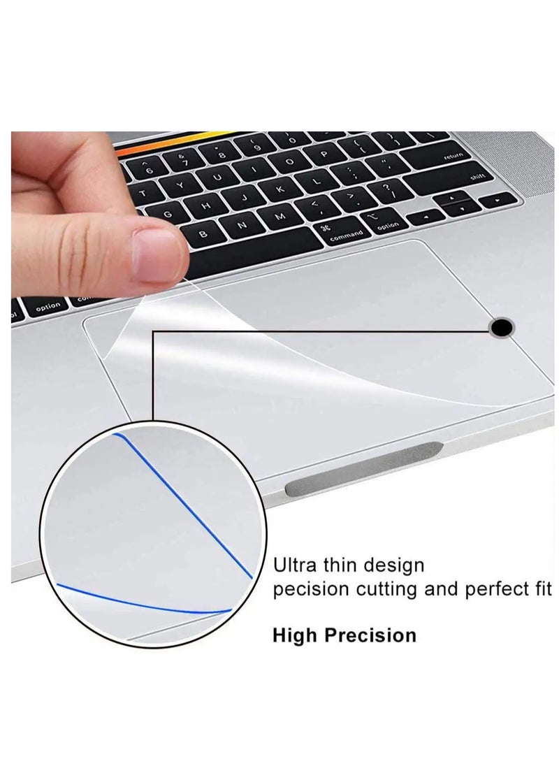 Generic - [2PCS] MacBook Pro 14 Trackpad Protector Cover for 2021-2024 MacBook Pro 14 inch M4/M3/M2/M1 Pro/Max Chip A3112/A3401/A3185/A2918/A2992/A2779/A2442 with Touch ID Laptop Anti-Scratch Anti-Water Touch Pad Skin Cover,Clear - Image 1