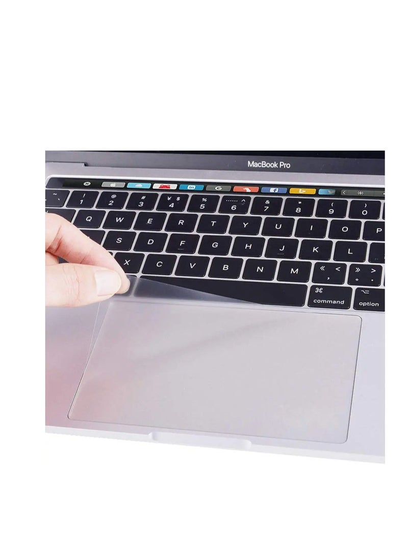 Generic - [2PCS] MacBook Pro 14 Trackpad Protector Cover for 2021-2024 MacBook Pro 14 inch M4/M3/M2/M1 Pro/Max Chip A3112/A3401/A3185/A2918/A2992/A2779/A2442 with Touch ID Laptop Anti-Scratch Anti-Water Touch Pad Skin Cover,Clear - Image 1