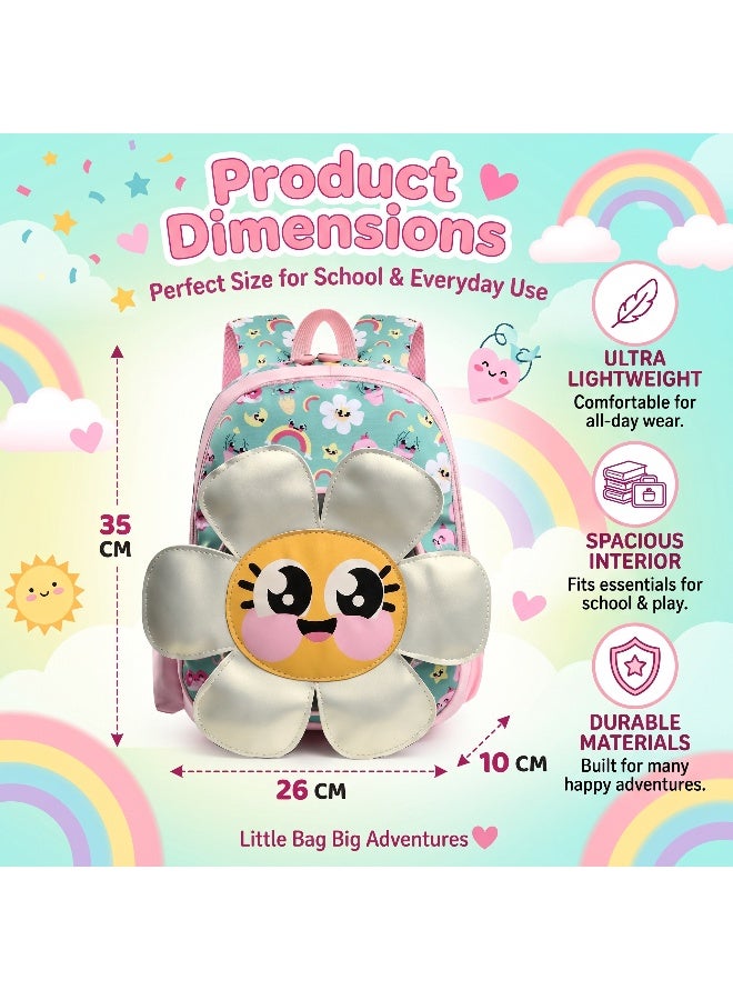 Kidzilla Waterproof School Bag for Kids, Lightweight Gift Backpack, 35x26x10cm Durable Bookbag for Boys & Girls - Image 3