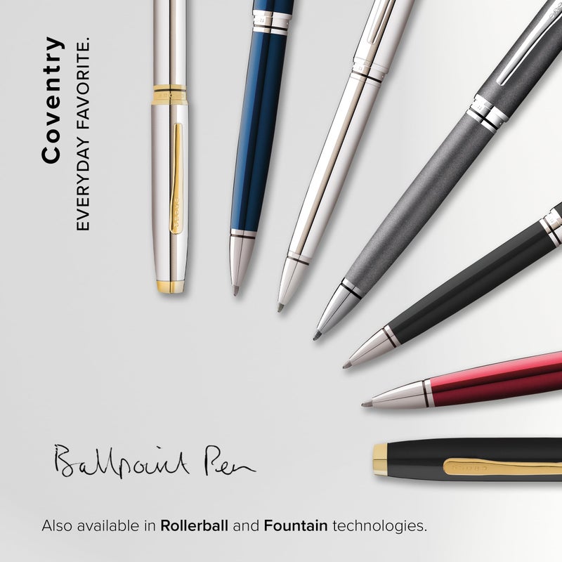 Cross Coventry Red Lacquer Ballpoint Pen - Image 4