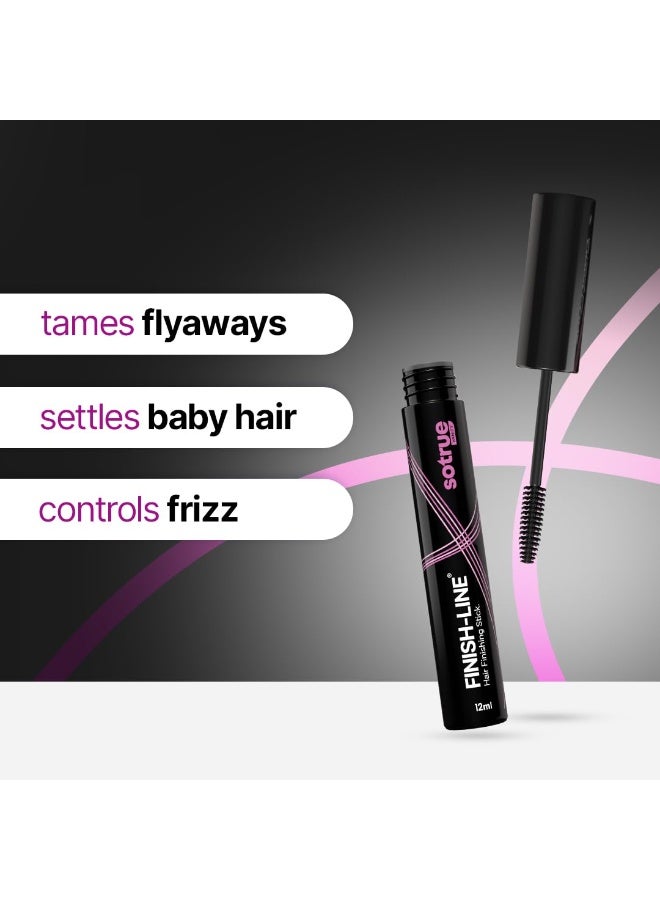 So True Sotrue Finish Line Hair Finishing Stick For Women 12ml | Anti Flyaway for Smooth, Non-Greasy, and Non-Oily Look | For all Hair Types - Image 3