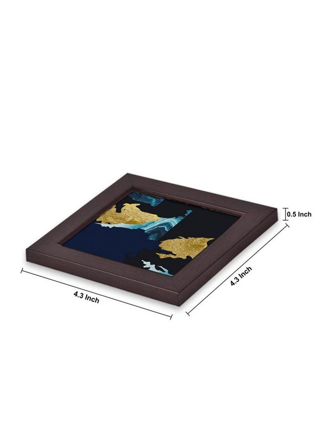 Paper Plane Design Tea Coffee Coaster Set Wooden Decorative Coasters Set. Home and Office Wooden Coasters Design 726 - Image 4