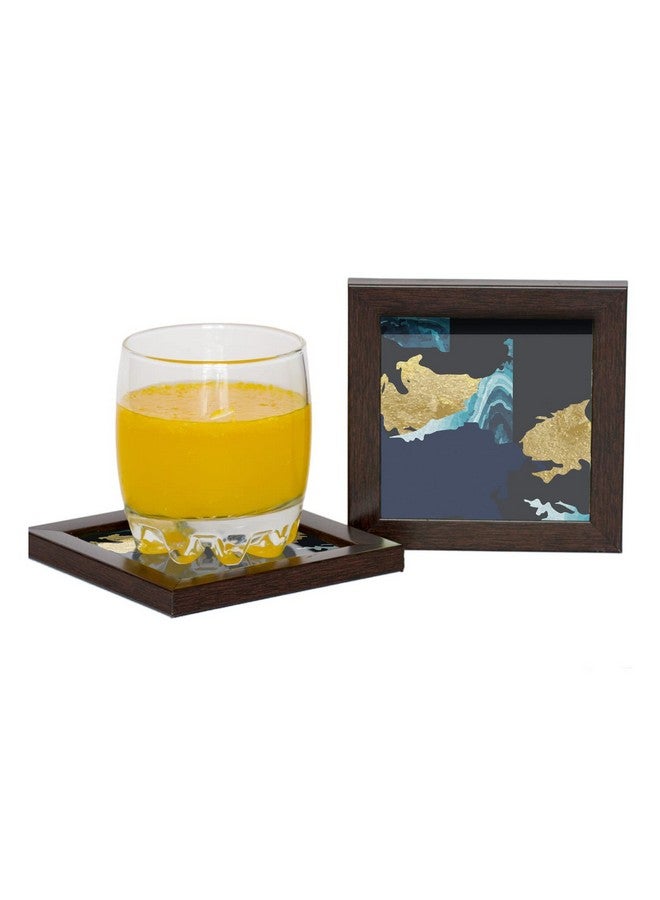 Paper Plane Design Tea Coffee Coaster Set Wooden Decorative Coasters Set. Home and Office Wooden Coasters Design 726 - Image 3