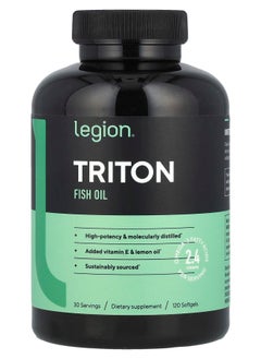 Legion Athletics Triton Fish Oil 120 Softgels 