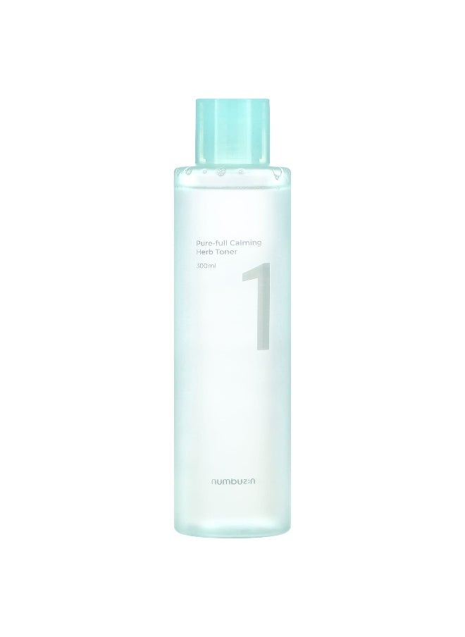 numbuzin Numbuzin, No.1 Pure-Full Calming Herb Toner, 10.14 fl oz (300 ml)  - Image 1