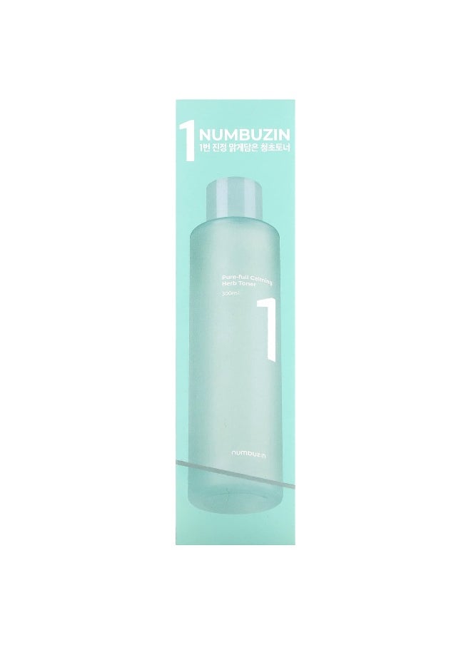 numbuzin Numbuzin, No.1 Pure-Full Calming Herb Toner, 10.14 fl oz (300 ml)  - Image 2