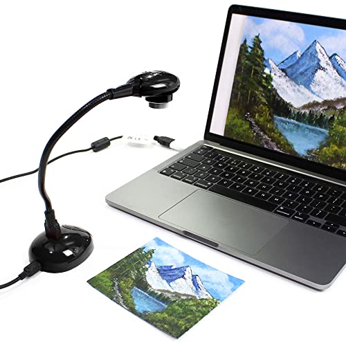 HUE HD Portable USB Video Conferencing Camera. Use as a Webcam for Live Streaming or a Document Camera for Teaching: Windows, macOS, Chromebook, Linux Compatibility (Black with Carry Case) - Image 3