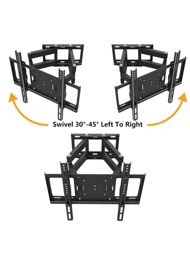 TV Stand/Television Stands for 26-75 Inch TV. Wall Mount TV Stand with Rugged Double Arm Bracket, Standard Load-bearing 26"-55", Maximum size 75 inch, Universal TV Stand Holds Up to 40kg  - Image 5
