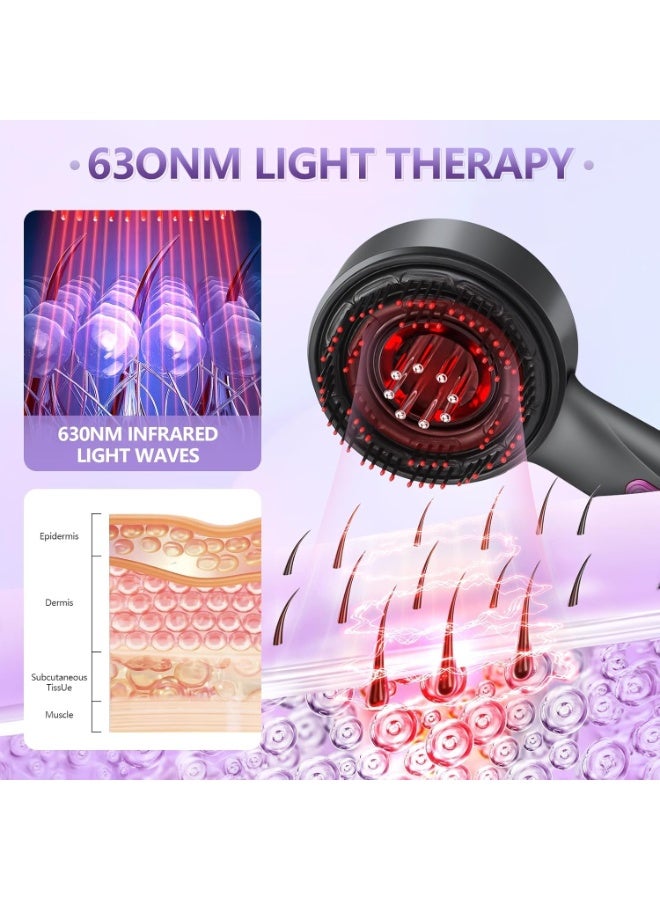 Scalp Massage Comb | Ergonomic Hair Scalp Massager Brush | Gentle Detangling & Relaxing Massage Comb | Improves Blood Circulation & Promotes Healthy Hair Growth | Suitable for All Hair Types - Image 3