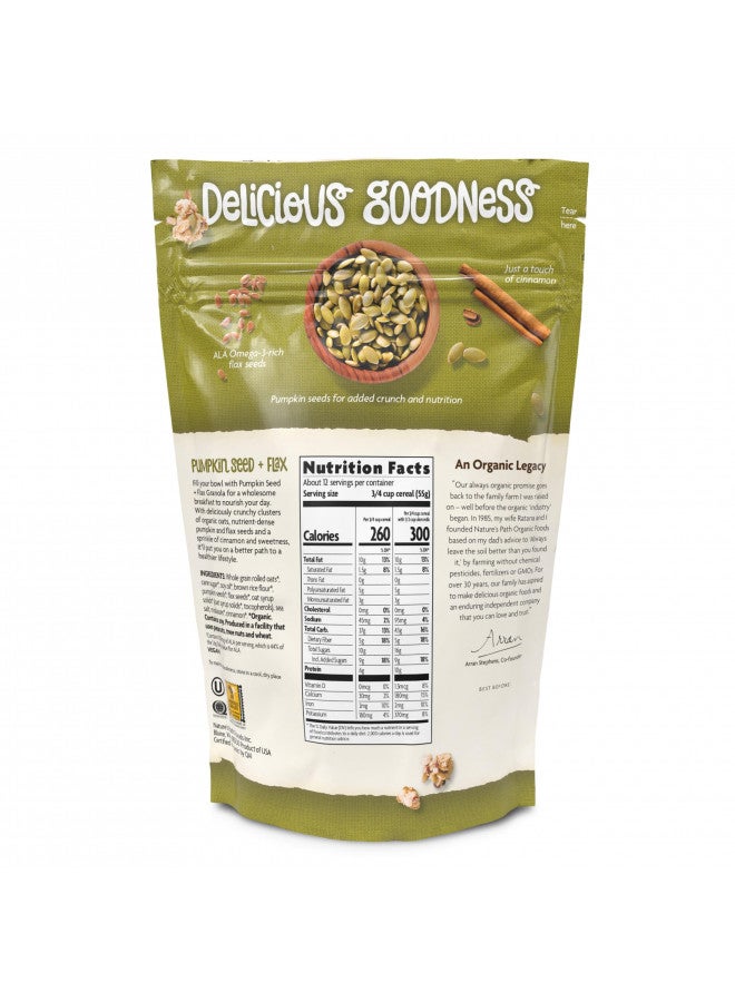 Nature's path Nature's Path Organic Pumpkin Seed + Flax Granola, 24.7 Ounce, Non GMO  - Image 5